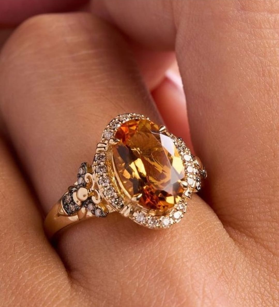 Citrine ring